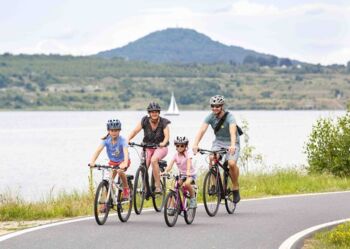 Radfahren am Berzdorfer See © Nikolai Schmidt