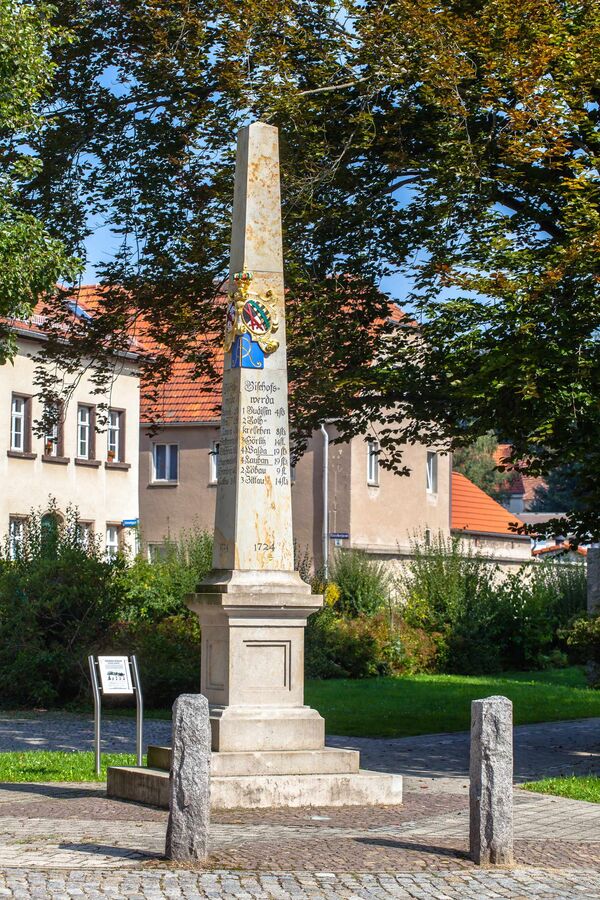 Postmeilensäule im Mühlteichareal