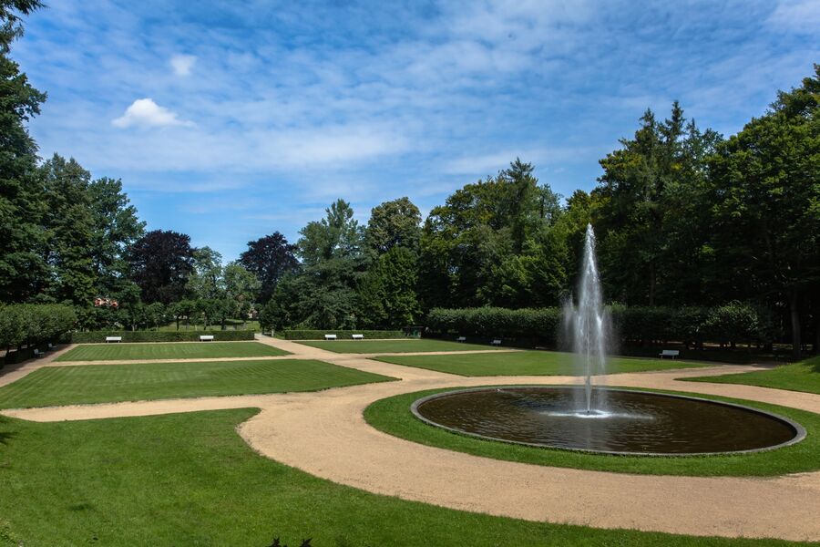 Springbrunnen Schlosspark Großharthau