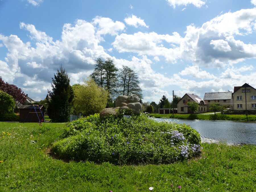 Dorfteich im Wachauer Ortsteil Leppersdorf